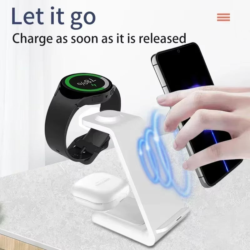 3-in-1 Fast Wireless Charging Dock